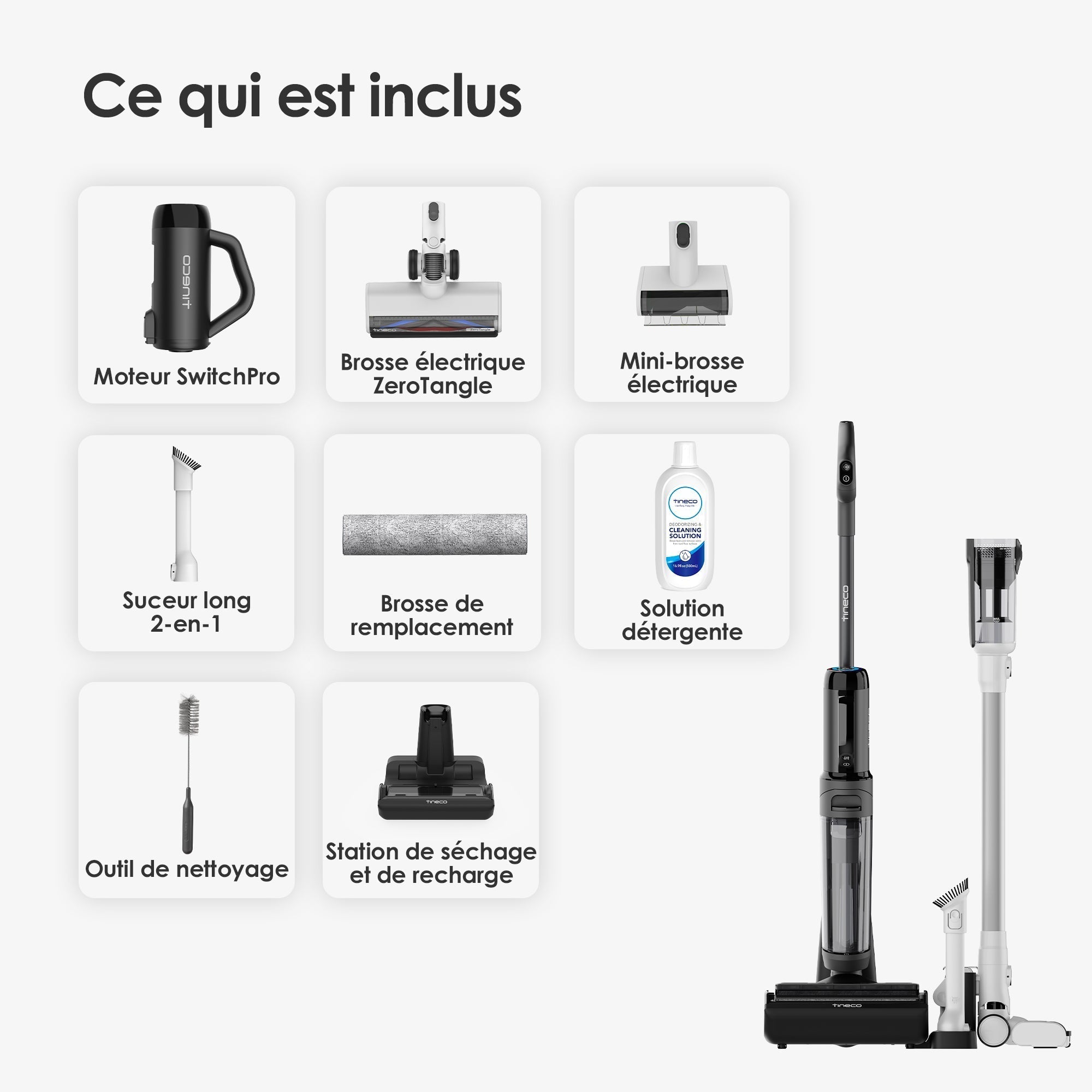 Tineco FLOOR ONE SWITCH S6 Laveur Intelligent Multi-Fonctions